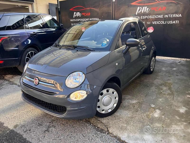 Usata Fiat 500C Club 69 CV (50 kW) 2022 Grigio Cabrio