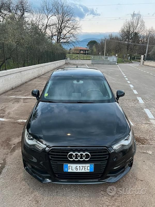 Usata Audi A1 S-Line 90 CV (66 kW) 2013 Nero Utilitaria