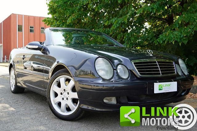 Usata Mercedes CLK430 Avantgarde 279 CV (205 kW) 2000 Blu Cabrio