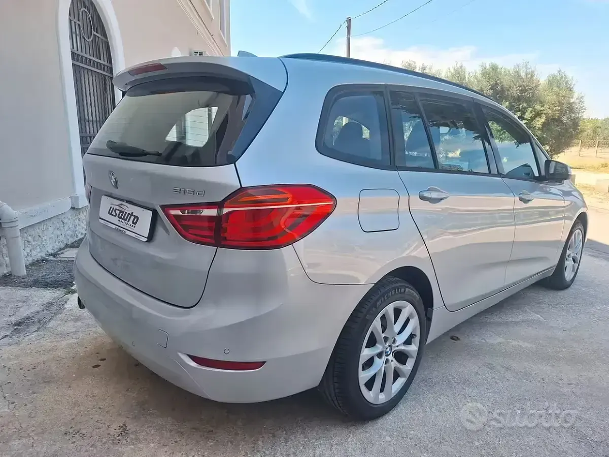 Usata BMW 216 Gran Tourer 116 CV (85 kW) 2018 Grigio Monovolume
