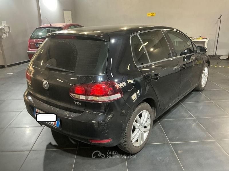 Usata VW Golf VI Highline 110 CV (80 kW) 2009 Nero Utilitaria