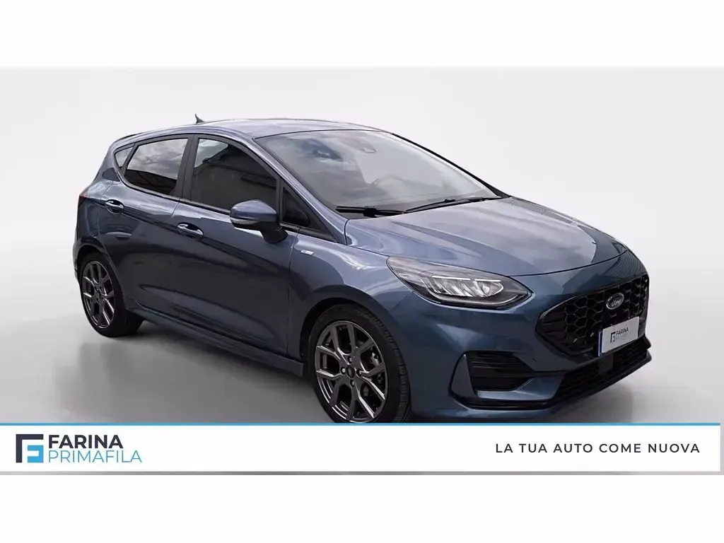 Gebraucht Ford Fiesta ST-Line X 125 PS (91 kW) 2023 Blau Kleinwagen