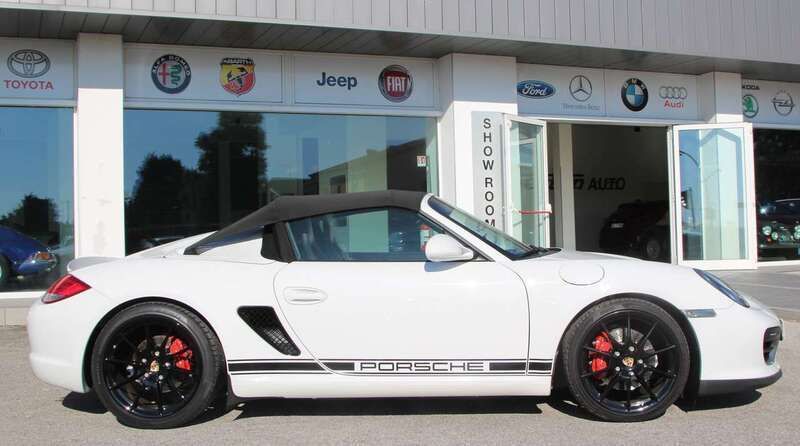 Usata Porsche Boxster Spyder 320 CV (235 kW) 2010 Bianco Cabrio