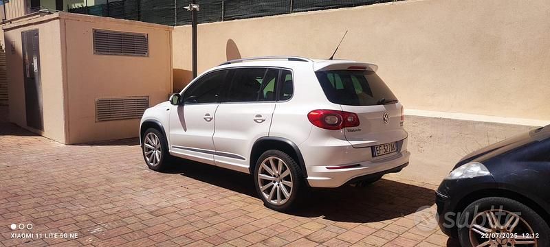 Usata VW Tiguan R-line 170 CV (125 kW) 2010 Bianco SUV