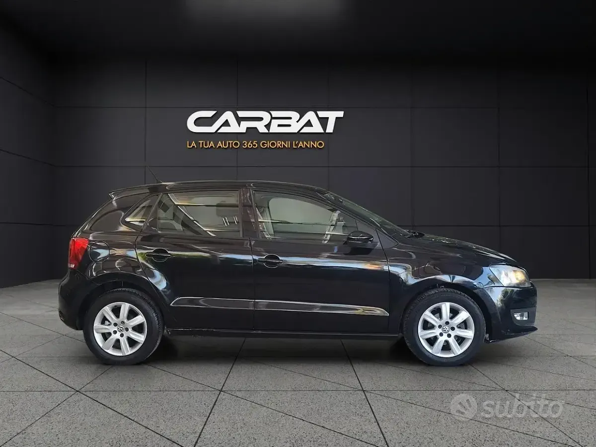 Usata VW Polo Highline 90 CV (66 kW) 2010 Nero Utilitaria
