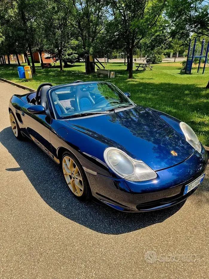 Usata Porsche Boxster 230 CV (169 kW) 2004 Blu Cabrio