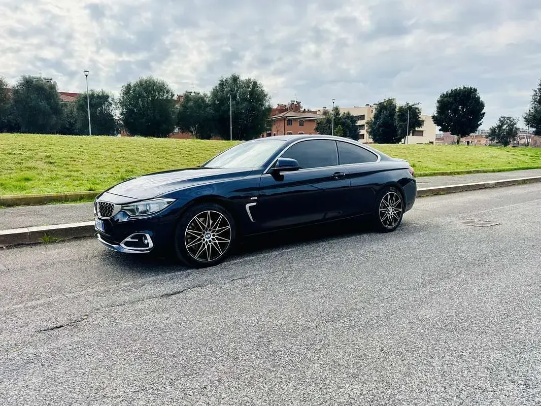 Usata BMW 430 Luxury Line 258 CV (189 kW) 2015 Blu/azzurro Coupé
