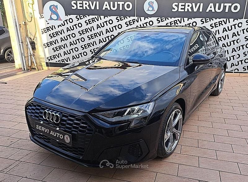 Usata Audi A3 Advanced 150 CV (110 kW) 2020 Nero Berlina