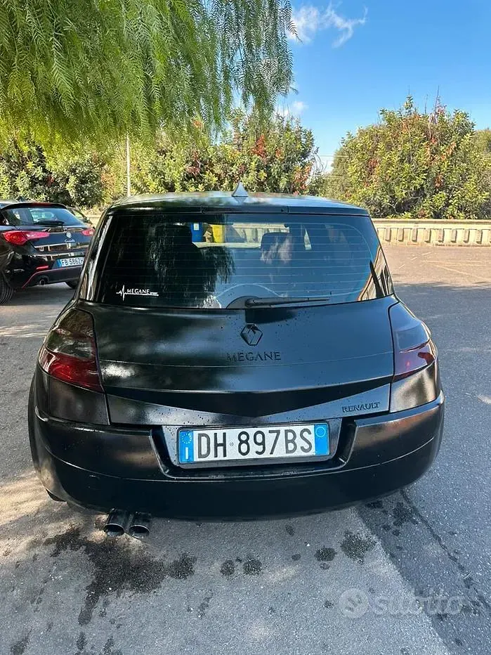 Usata Renault Mégane II 130 CV (95 kW) 2007 Nero Utilitaria