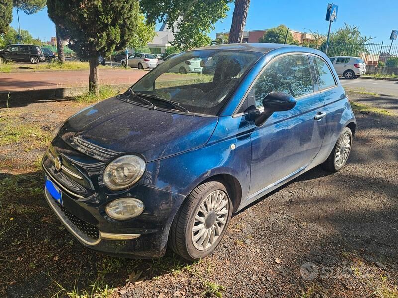 Usata Fiat 500 69 CV (50 kW) 2018 Blu Utilitaria