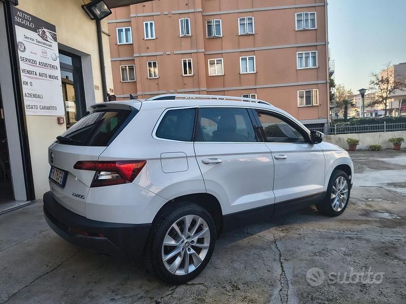 Usata Skoda Karoq Style 115 CV (84 kW) 2018 Bianco SUV