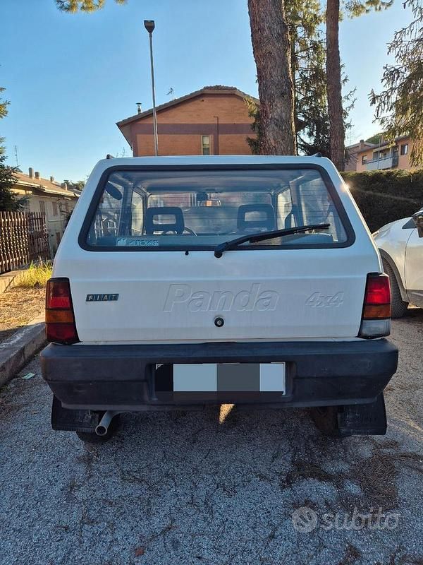 Usata Fiat Panda 4x4 54 CV (39 kW) 1998 Bianco Utilitaria