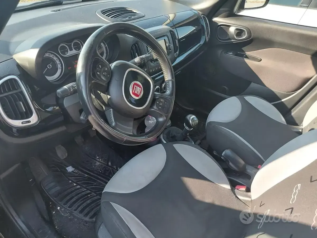 Usata Fiat 500L 95 CV (69 kW) 2013 Nero Monovolume