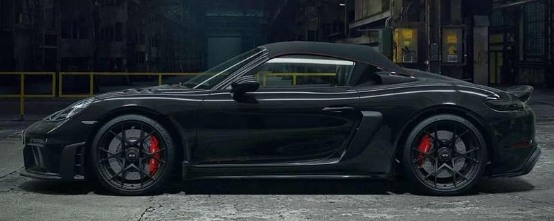 Usata Porsche 718 Spyder 500 CV (367 kW) 2025 Nero Cabrio