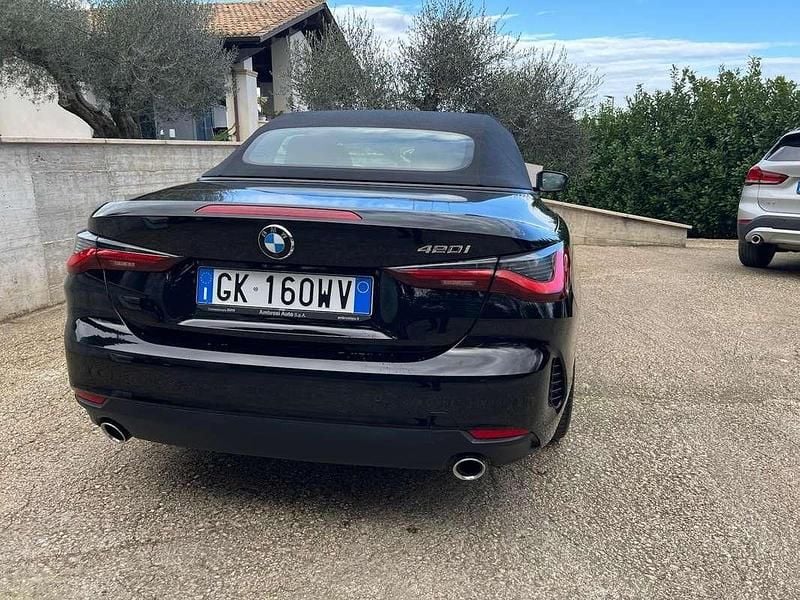 Usata BMW 420 Sport Line 184 CV (135 kW) 2022 Nero Cabrio