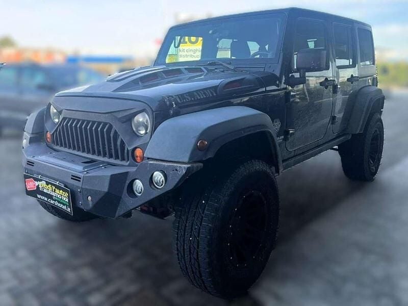 Usata Jeep Wrangler Unlimited Rubicon 200 CV (147 kW) 2011 Nero SUV