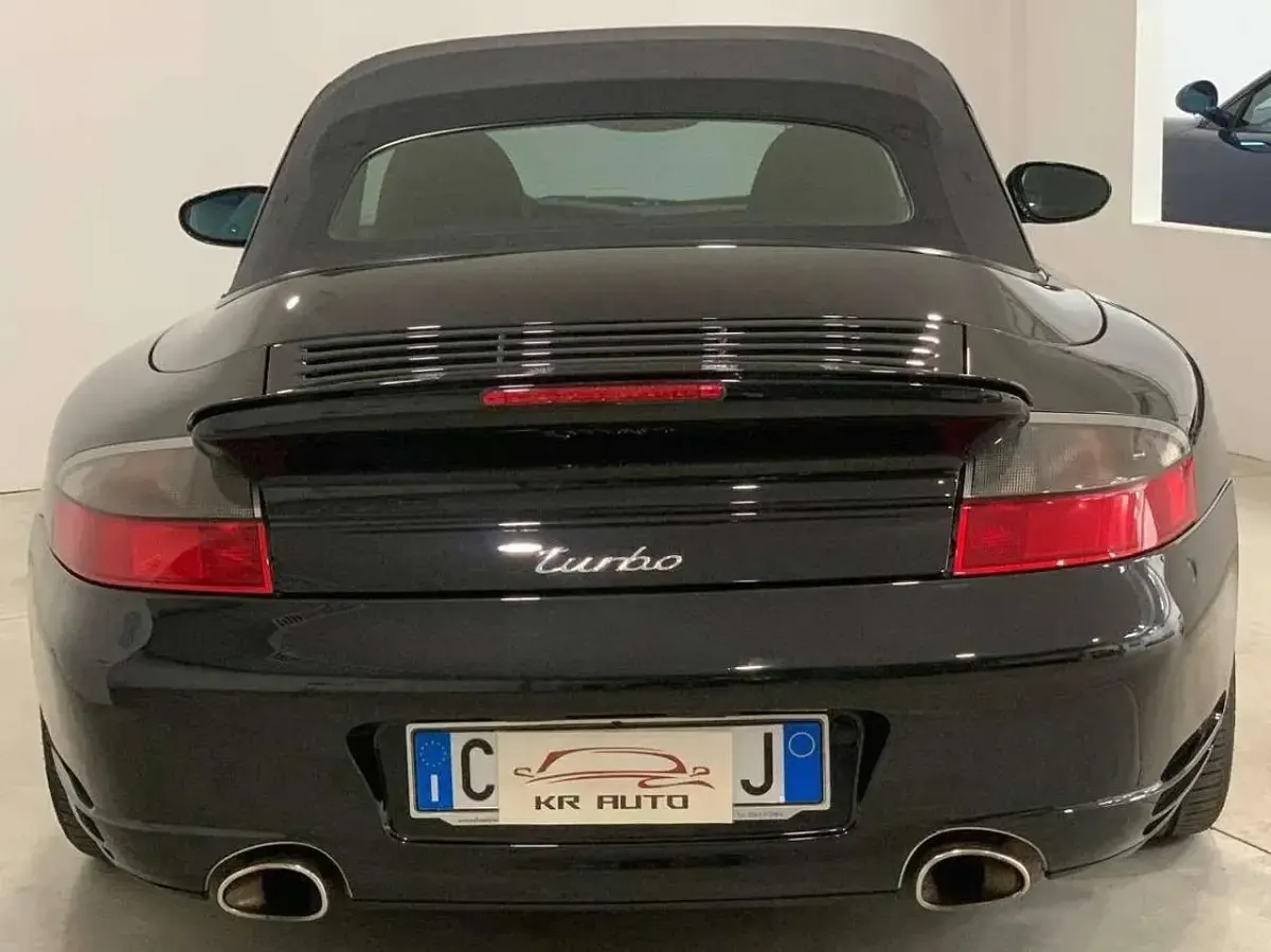 Usata Porsche 996 Turbo 420 CV (308 kW) 2004 Nero Cabrio