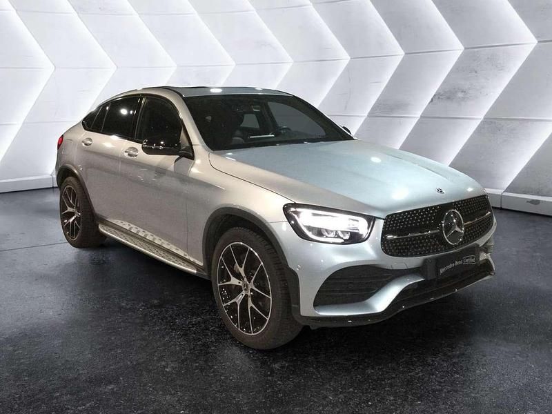 Usata Mercedes GLC220 Premium 194 CV (142 kW) 2021 Argento Coupé