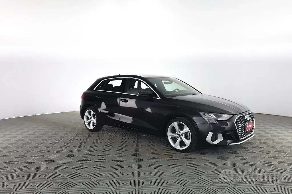 Usata Audi A3 Advanced 116 CV (85 kW) 2021 Nero Berlina