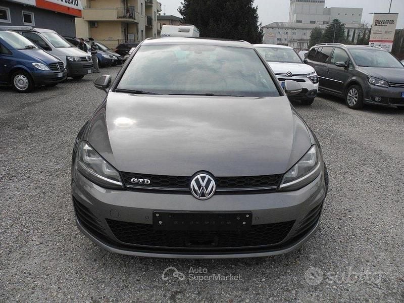Usata VW Golf VII GTD 184 CV (135 kW) 2017 Grigio Berlina