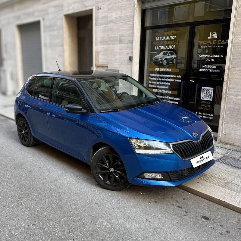 Usata Skoda Fabia 60 CV (44 kW) 2020 Blu Berlina