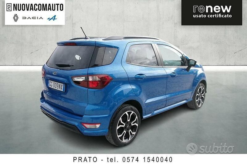 Usata Ford Ecosport ST-Line 125 CV (91 kW) 2021 Blu SUV