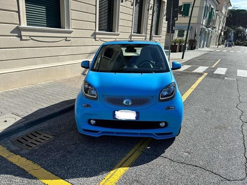 Usata Smart ForTwo Cabrio Brabus 90 CV (66 kW) 2017 Blu/azzurro Cabrio
