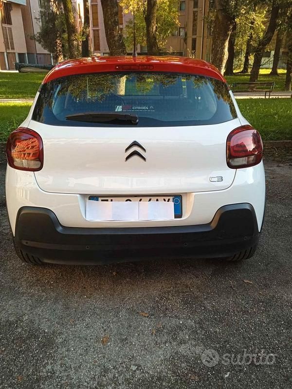 Usata Citroën C3 PureTech 82 CV (60 kW) 2017 Bianco Utilitaria