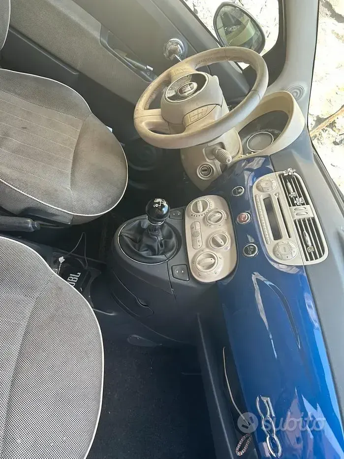 Usata Fiat 500 69 CV (50 kW) 2010 Bluazzurro Berlina