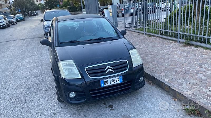 Usata Citroën C2 60 CV (44 kW) 2009 Nero Utilitaria