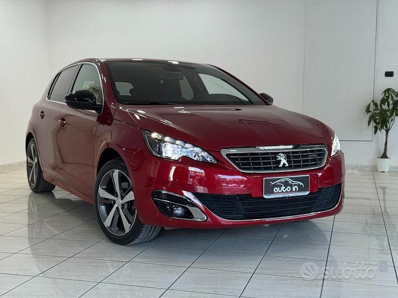 Usata Peugeot 308 GT-line 131 CV (96 kW) 2017 Rosso Berlina