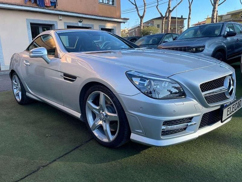 Usata Mercedes SLK200 Premium 184 CV (135 kW) 2012 Argento Cabrio