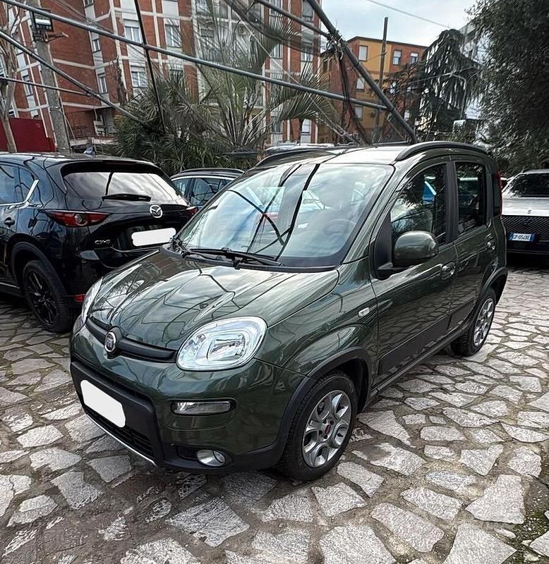 Usata Fiat Panda Trekking 85 CV (62 kW) 2014 Verde Berlina