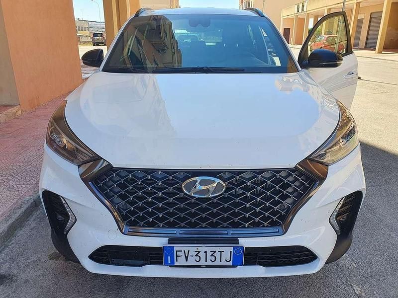 Usata Hyundai Tucson N Line 136 CV (100 kW) 2019 Bianco SUV