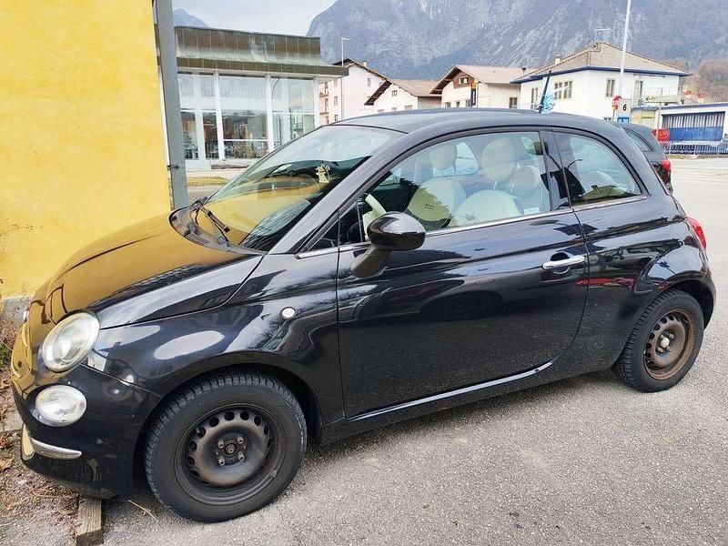 Usata Fiat 500 Lounge 69 CV (50 kW) 2017 Nero Utilitaria