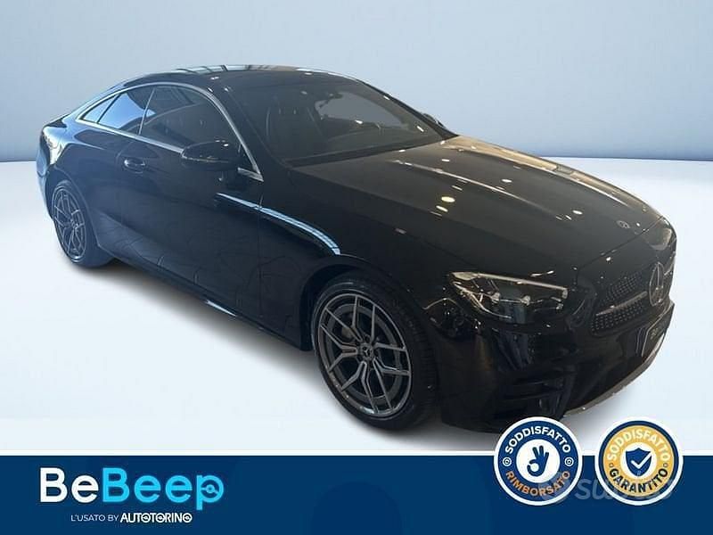 Usata Mercedes E220 Premium 194 CV (142 kW) 2021 Nero Coupé
