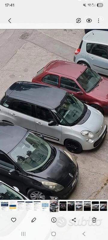 Usata Fiat 500L 105 CV (77 kW) 2015 Grigio Monovolume
