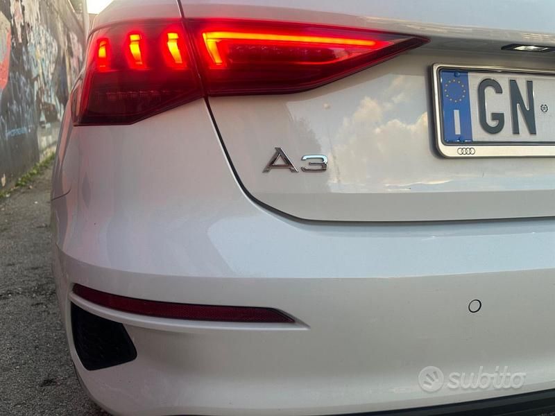 Usata Audi A3 150 CV (110 kW) 2023 Bianco Berlina