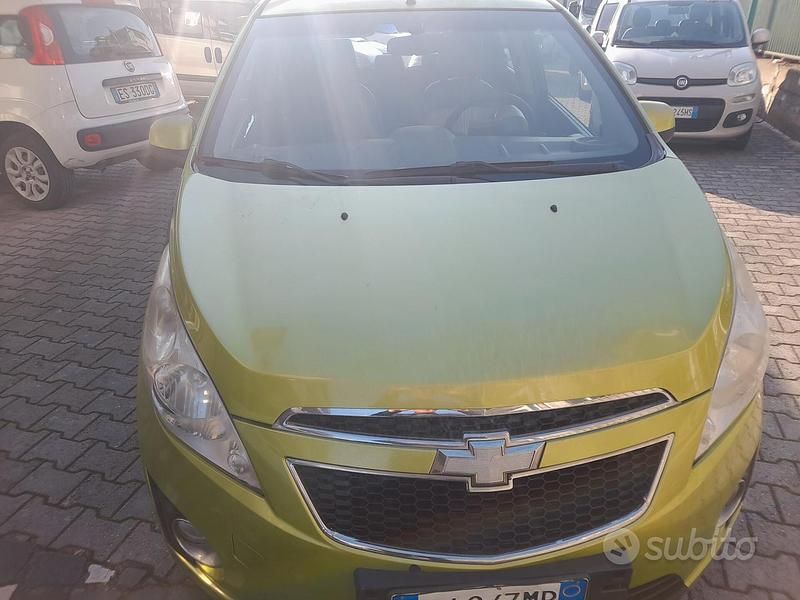 Usata Chevrolet Spark LS 68 CV (50 kW) 2012 Verde Utilitaria