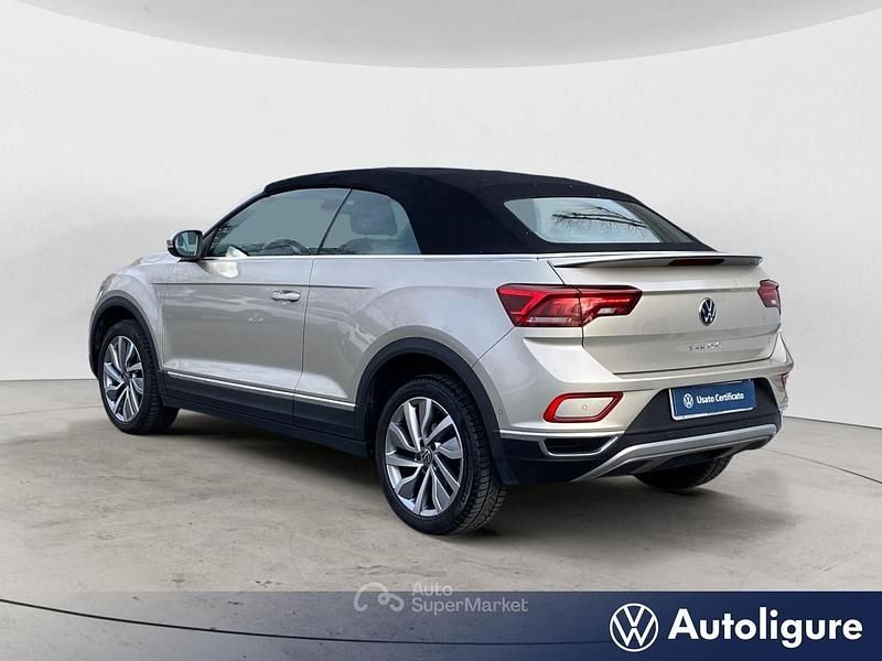 Usata VW T-Roc Cabriolet Style 110 CV (80 kW) 2023 Beige Cabrio
