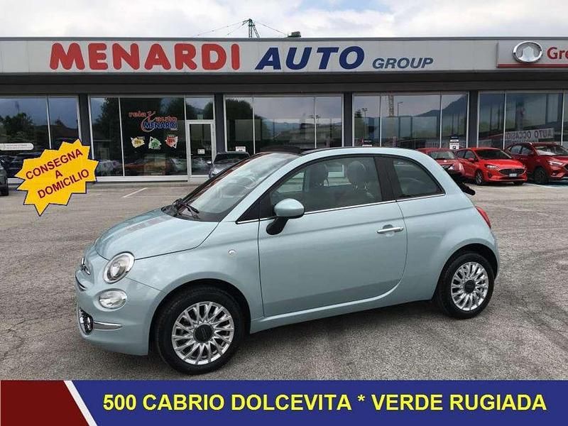 Verde Usata 2024 Fiat 500C Dolcevita Cabrio | 13.500 € (Ottimo prezzo) - Immagine 1/4