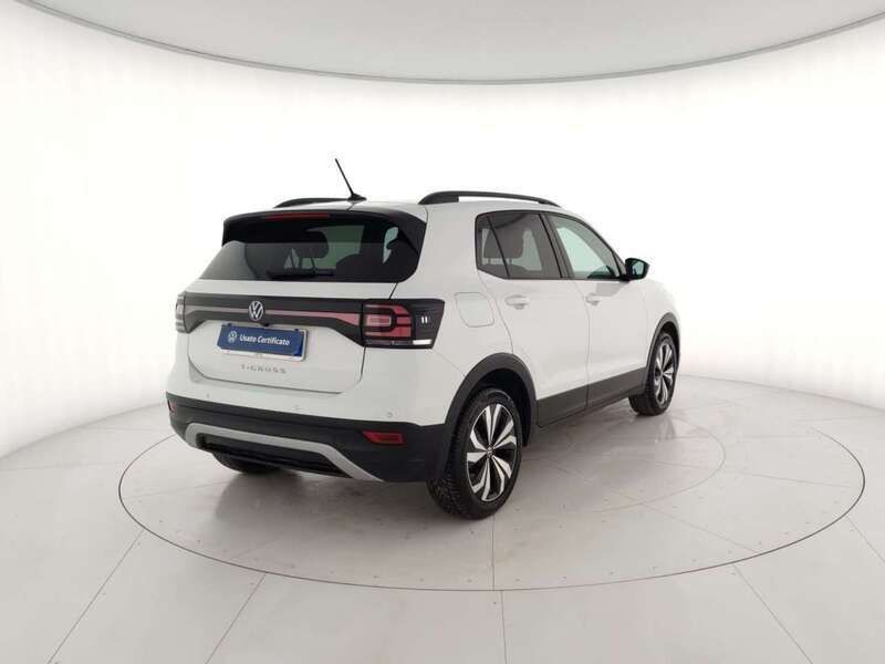 Usata VW T-Cross Style 110 CV (80 kW) 2021 Bianco SUV