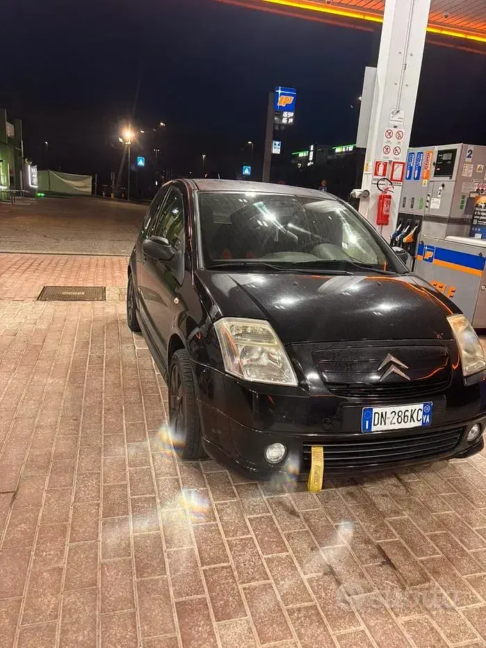 Usata Citroën C2 VTR Sport 73 CV (53 kW) 2008 Nero Utilitaria