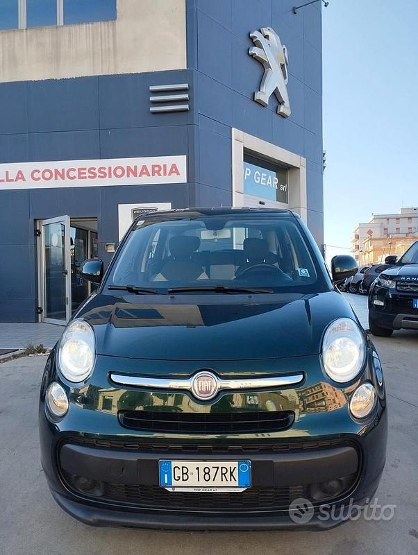 Usata Fiat 500L Lounge 85 CV (62 kW) 2013 Verde Monovolume