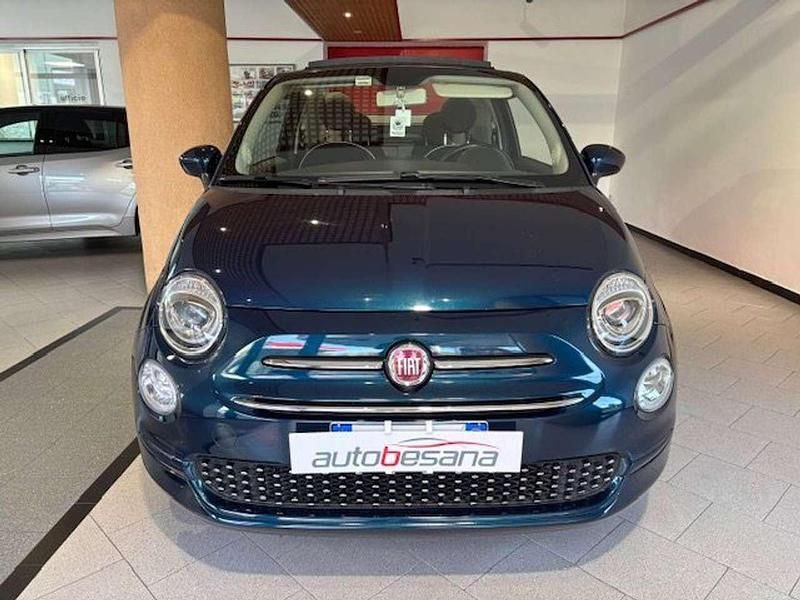 Usata Fiat 500C Lounge 69 CV (50 kW) 2018 Blu/azzurro Cabrio