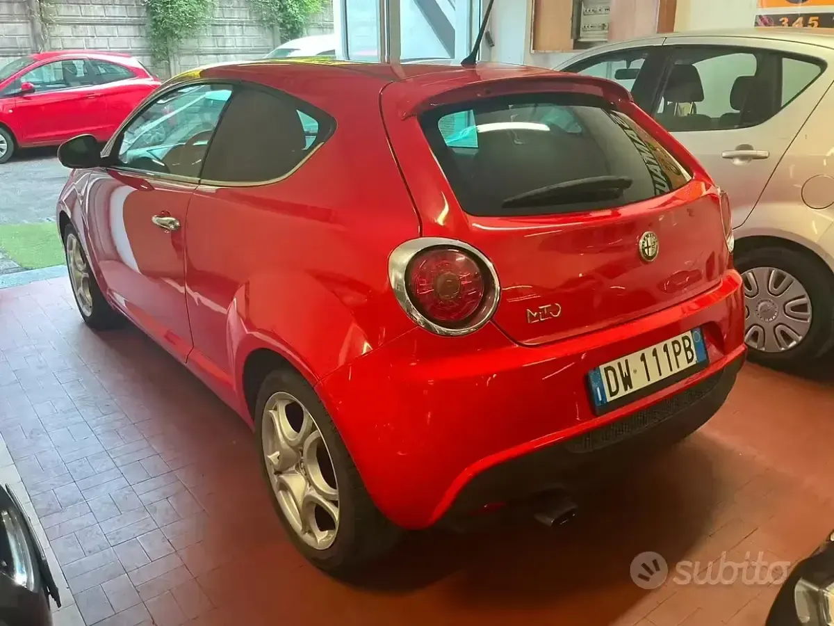 Usata Alfa Romeo MiTo Progression 120 CV (88 kW) 2009 Rosso Utilitaria