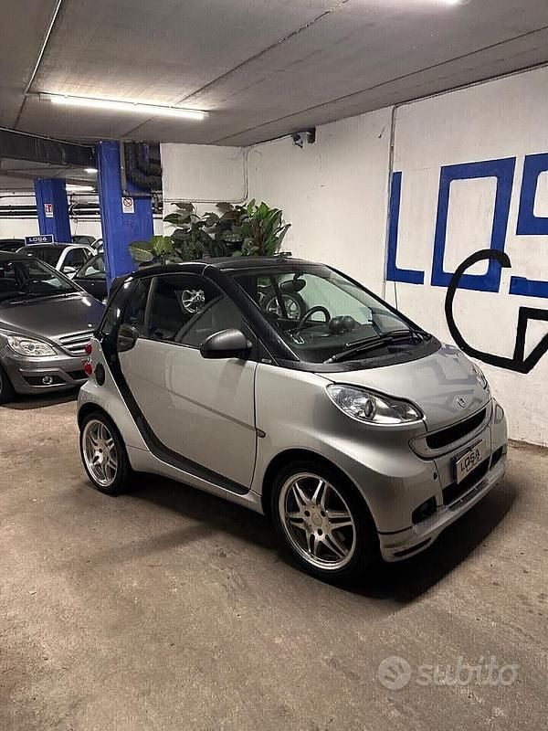 Usata Smart ForTwo Cabrio Brabus 71 CV (52 kW) 2009 Grigio Cabrio