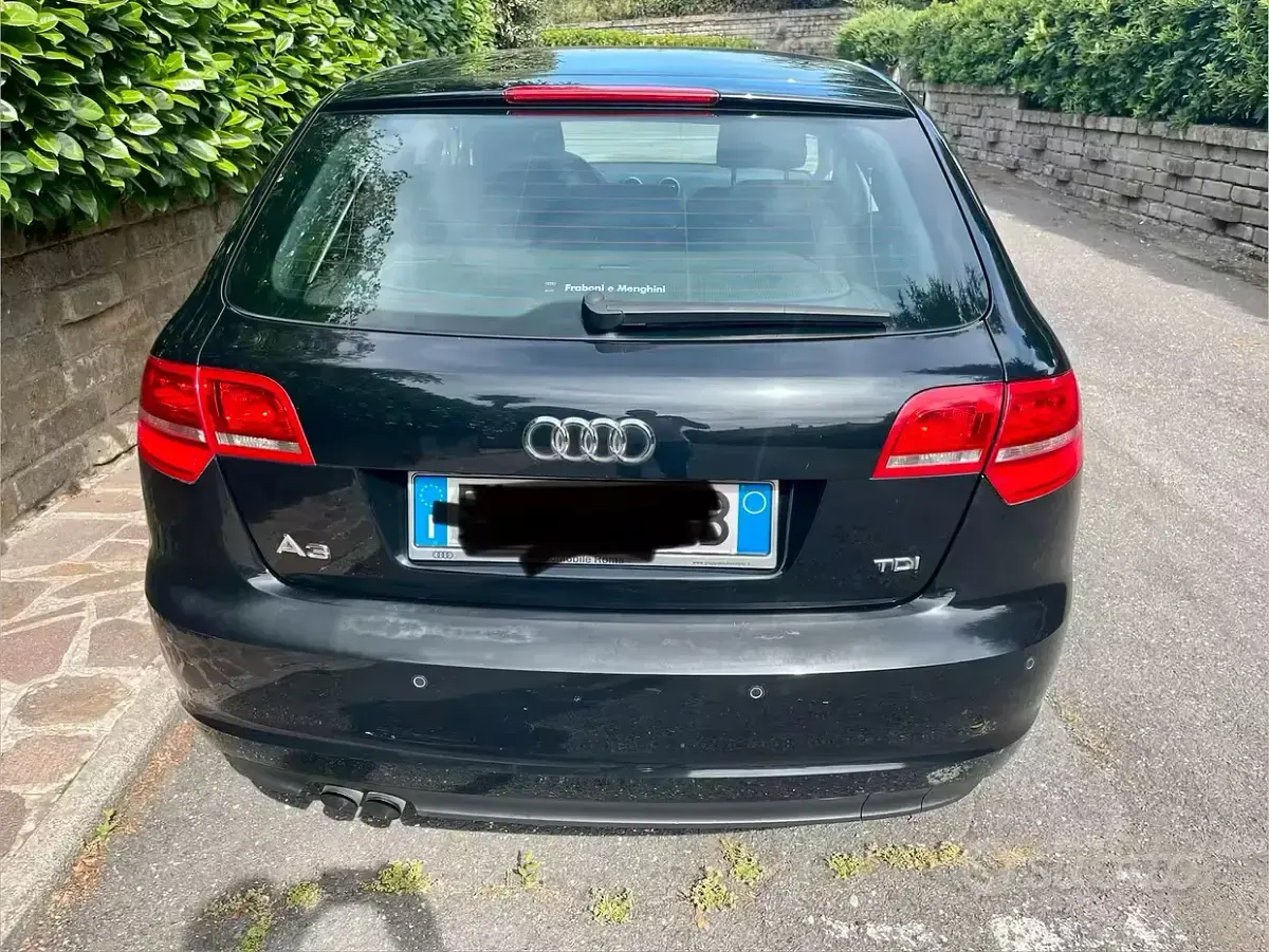 Usata Audi A3 170 CV (125 kW) 2011 Nero Utilitaria