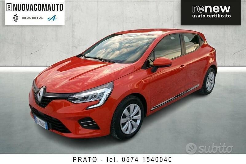 Usata Renault Clio V Zen 86 CV (63 kW) 2020 Arancione Berlina