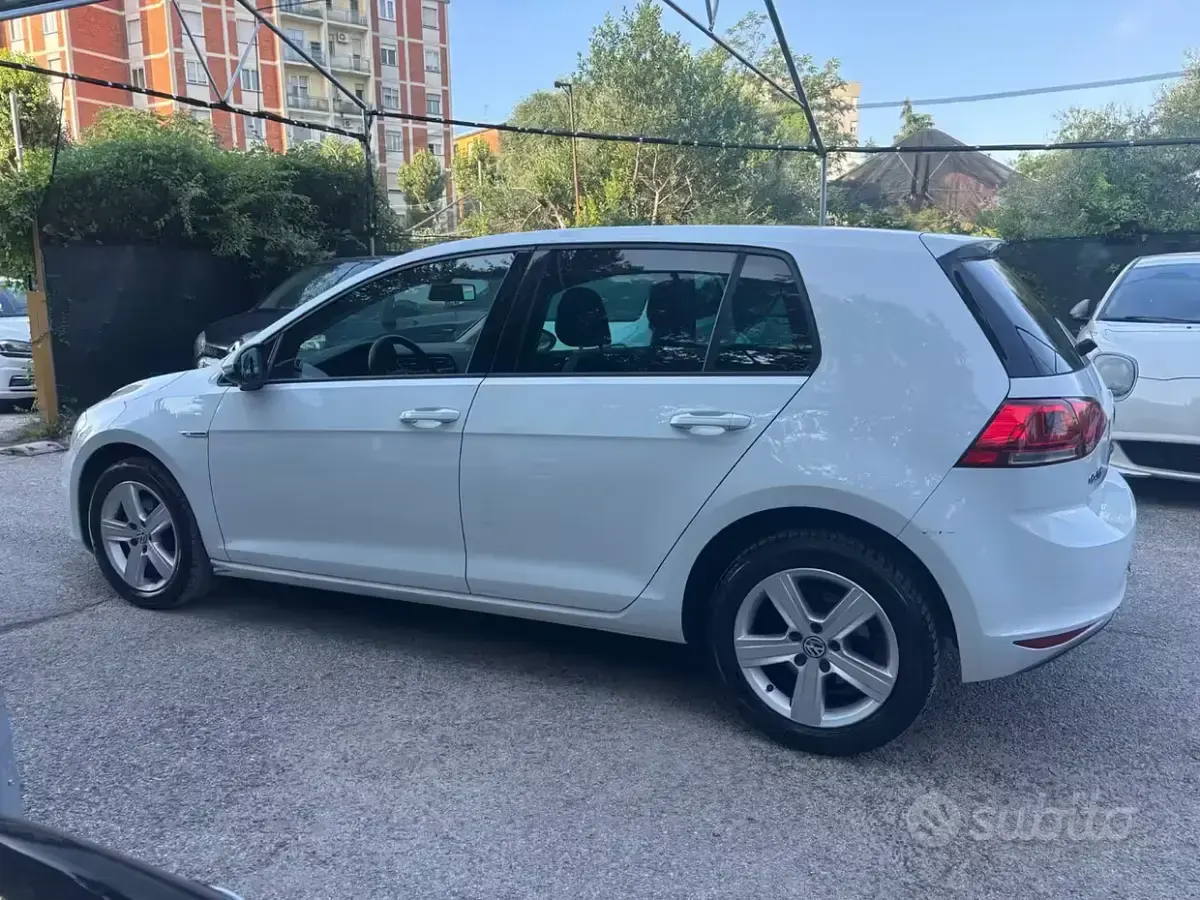 Usata VW Golf VII Highline 110 CV (80 kW) 2016 Bianco Berlina